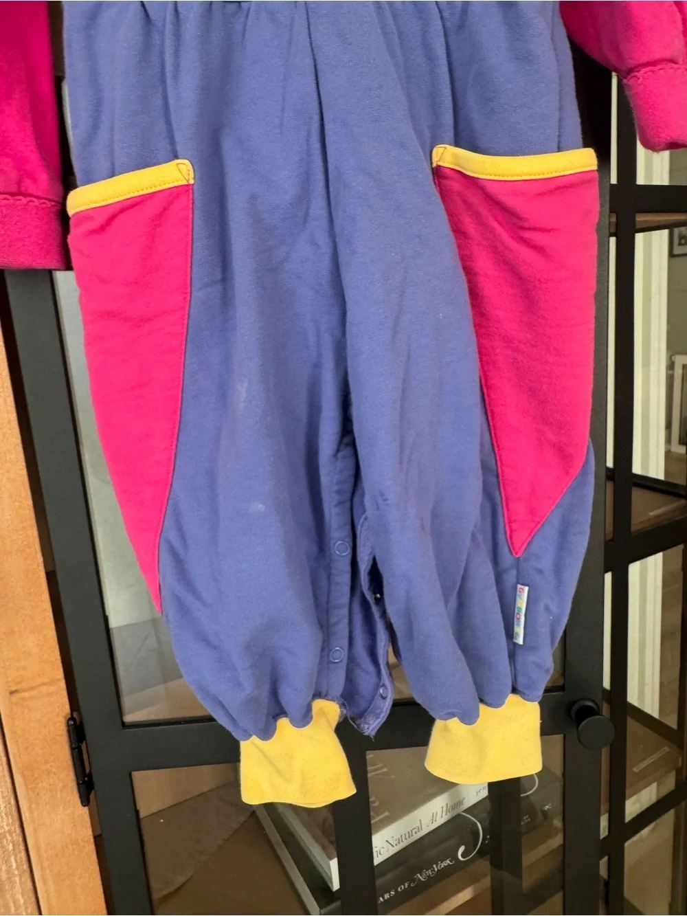 Vintage 90s Gymboree overalls set turtleneck sweater colorblock embroidered